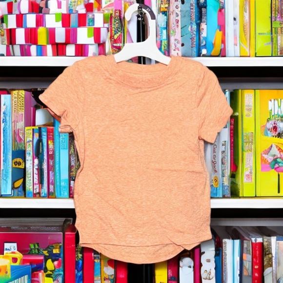 Cat & Jack Orange Short Sleeve Tee - Picture 1 of 3